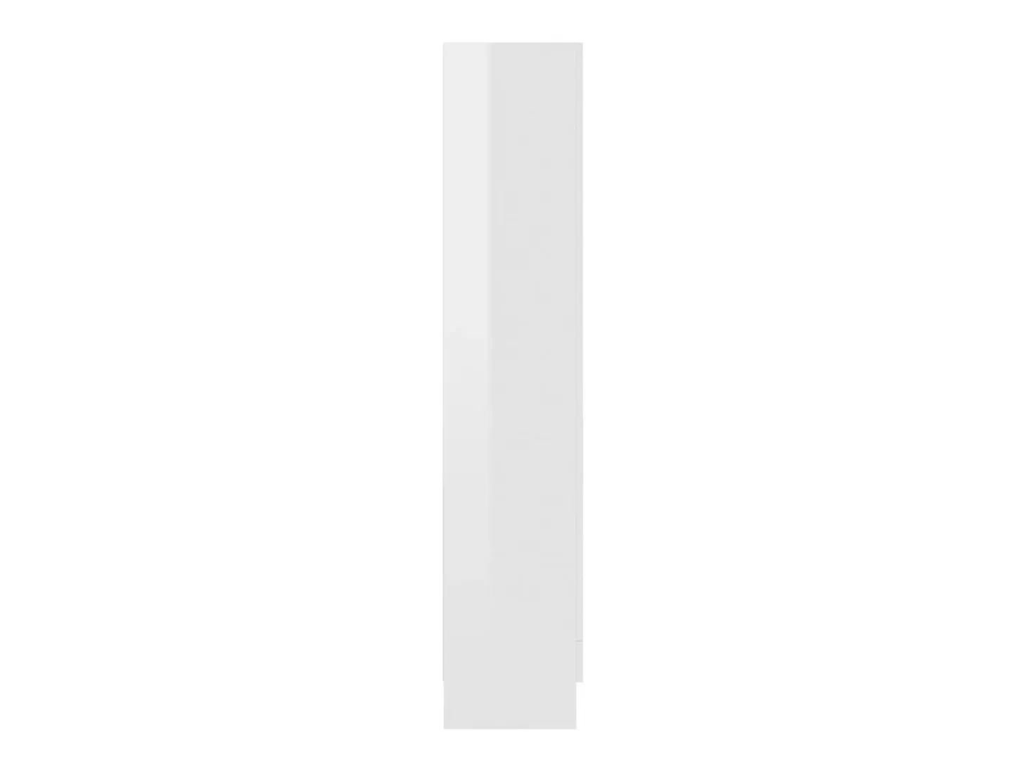 Estantería madera contrachapada blanco brillo 82,5x30,5x150 cm