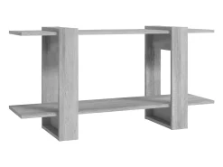 Estantería madera contrachapada gris Sonoma 100x30x51 cm