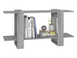 Estantería madera contrachapada gris Sonoma 100x30x51 cm