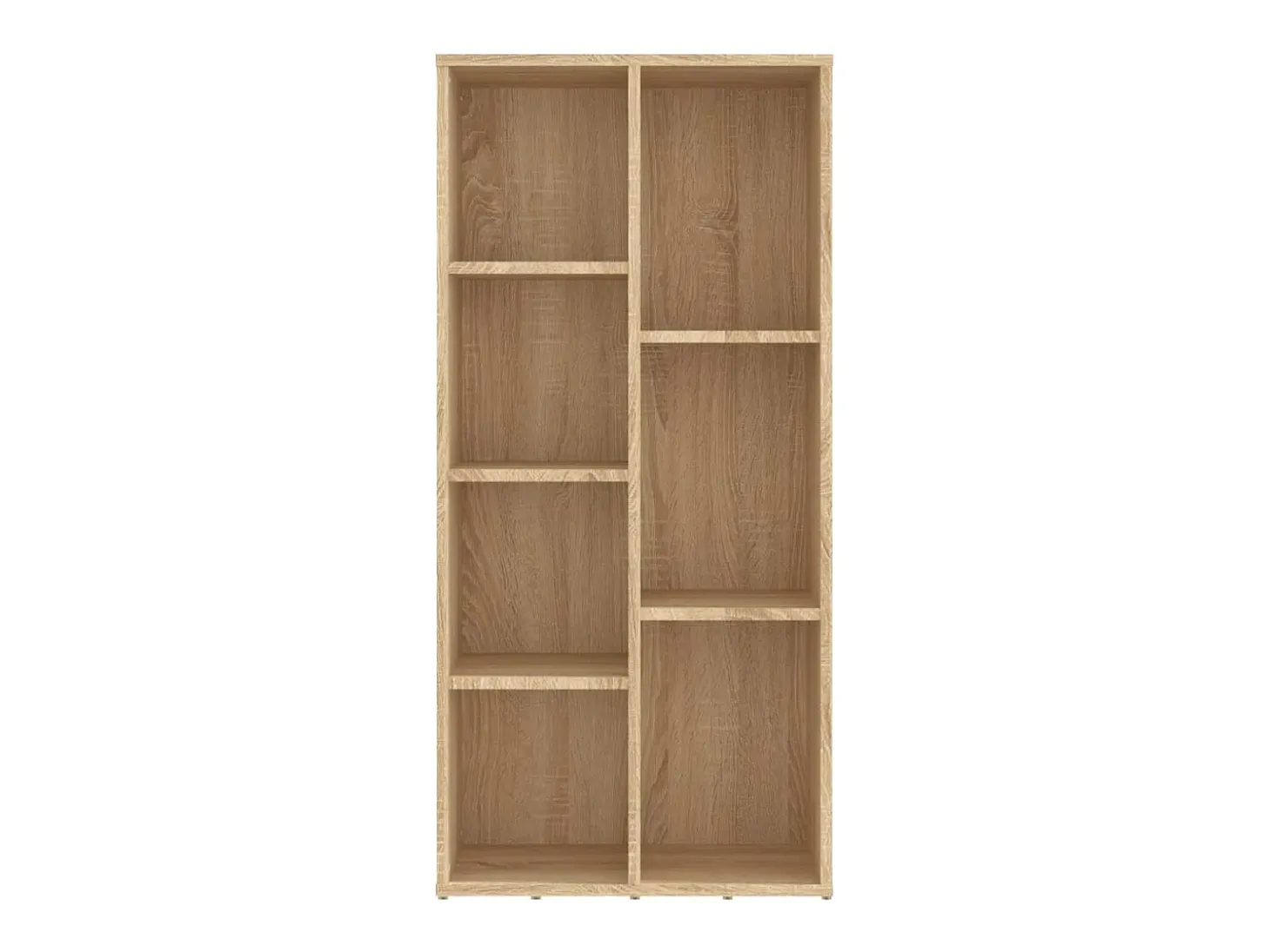 Estantería madera contrachapada color roble Sonoma 50x25x106cm