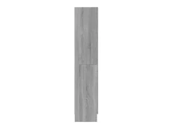 Estantería madera contrachapada gris Sonoma 82,5x30,5x150 cm