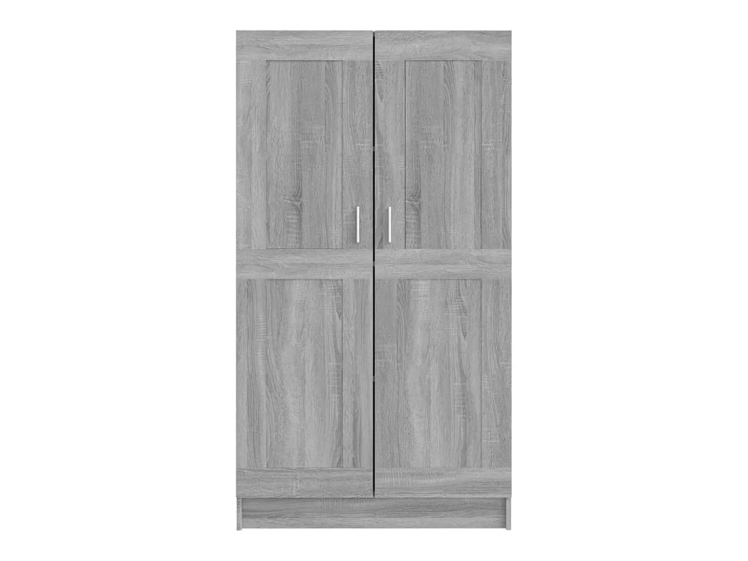 Estantería madera contrachapada gris Sonoma 82,5x30,5x150 cm