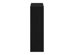 Estantería madera contrachapada negro roble 97,5x29,5x100 cm