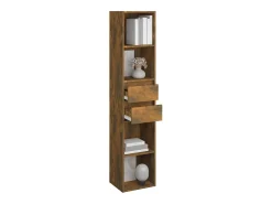 Estantería madera contrachapada color roble ahumado 36x30x171cm