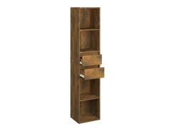 Estantería madera contrachapada color roble ahumado 36x30x171cm