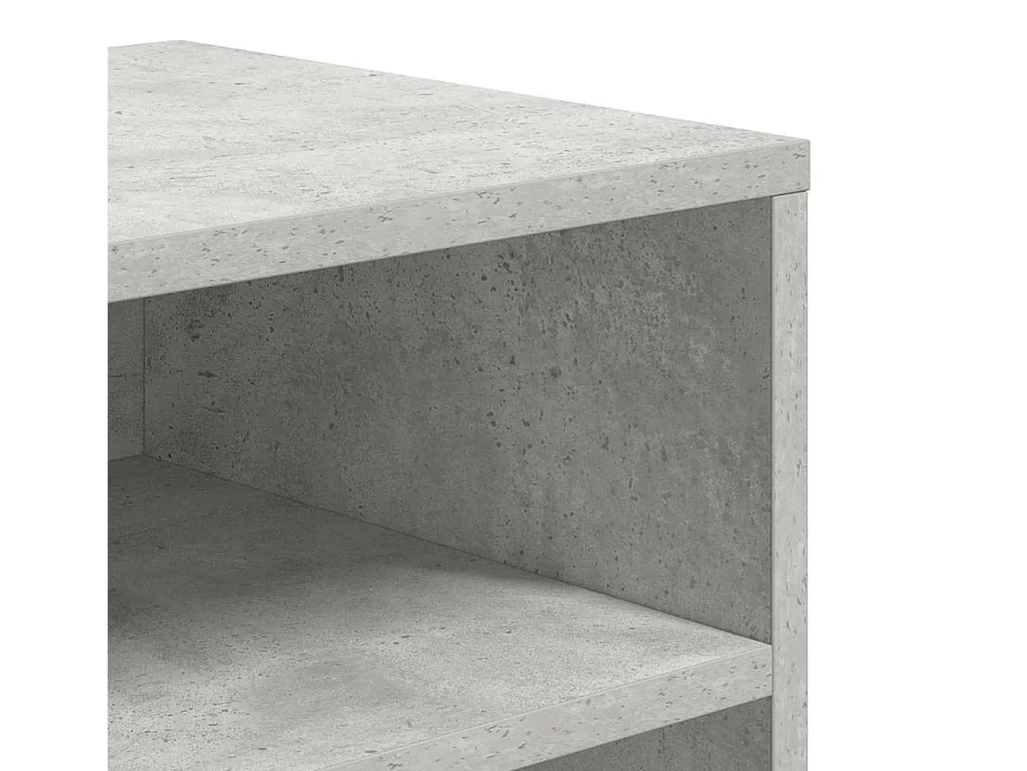 Estantería madera contrachapada gris hormigón 66x31x80 cm