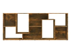 Estantería madera contrachapada color roble ahumado 67x24x161cm