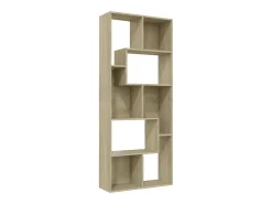 Estantería madera contrachapada color roble Sonoma 67x24x161 cm