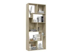 Estantería madera contrachapada color roble Sonoma 67x24x161 cm
