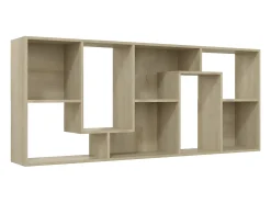 Estantería madera contrachapada color roble Sonoma 67x24x161 cm