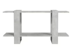 Estantería madera contrachapada gris hormigón 100x30x51 cm