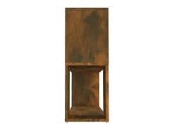 Estantería madera contrachapada color roble ahumado 100x24x63cm