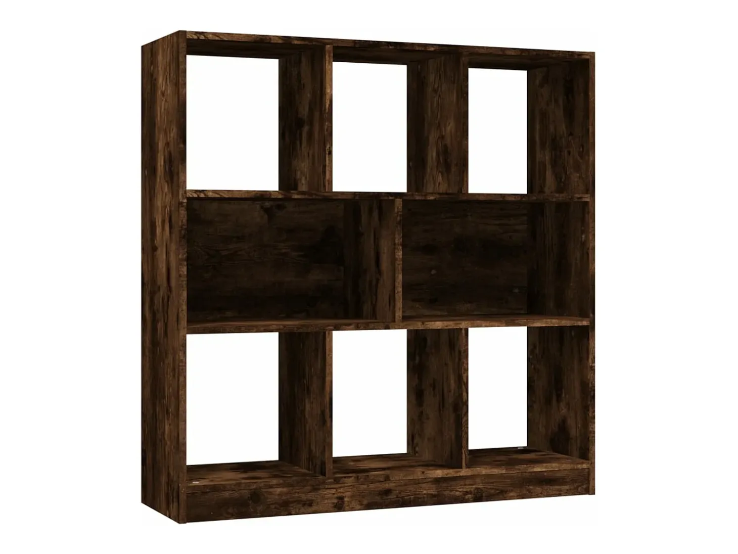 Estantería madera contrachapada roble ahumado 97,5x29,5x100 cm