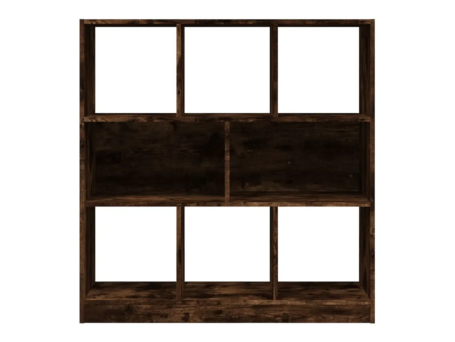 Estantería madera contrachapada roble ahumado 97,5x29,5x100 cm