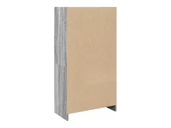 Estantería madera de ingeniería gris Sonoma 57x28,5x107,5 cm