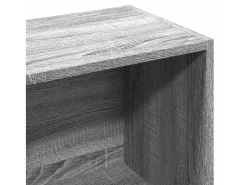 Estantería madera de ingeniería gris Sonoma 57x28,5x107,5 cm