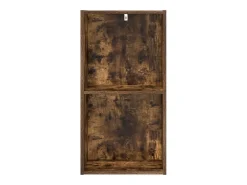 Estantería madera de ingeniería roble ahumado 40x30x77 cm