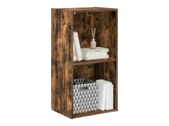 Estantería madera de ingeniería roble ahumado 40x30x77 cm