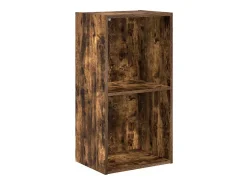 Estantería madera de ingeniería roble ahumado 40x30x77 cm
