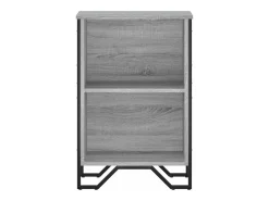 Estantería madera de ingeniería gris Sonoma 50x31x74,5 cm