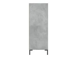 Estantería madera de ingeniería gris hormigón 69,5x32,5x90 cm