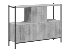 Estantería madera de ingeniería gris Sonoma 102x28x77,5 cm