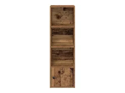 Estantería madera de ingeniería color envejecido 31x24x102 cm