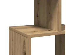 Estantería madera de ingeniería roble artisian 92x29x188 cm