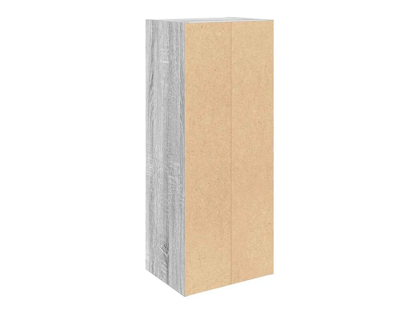 Estantería madera de ingeniería gris sonoma 31x24x77 cm