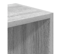 Estantería madera de ingeniería gris sonoma 31x24x77 cm