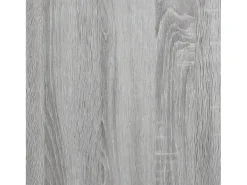 Estantería madera de ingeniería y acero Sonoma gris 91x36x176cm