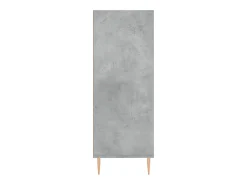 Estantería madera de ingeniería gris hormigón 69,5x32,5x90 cm