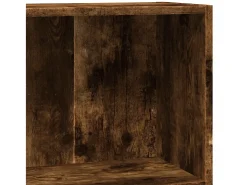 Estantería madera de ingeniería roble ahumado 80x30x77 cm