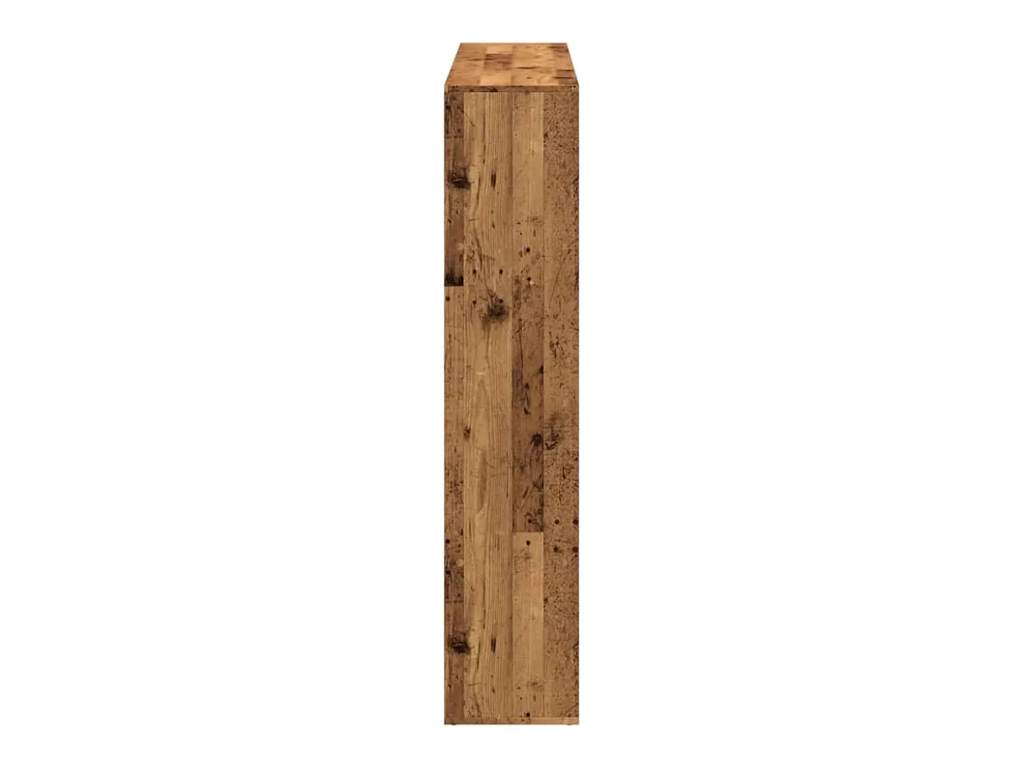 Estantería madera de ingeniería envejecida 137,5x29x137,5 cm