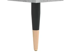 Estantería madera de ingeniería gris hormigón 69,5x32,5x90 cm