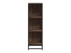 Estantería madera de ingeniería marrón roble 33,5x33x107,5 cm