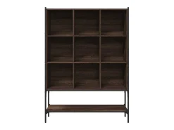 Estantería madera de ingeniería marrón roble 102x30x141,5 cm