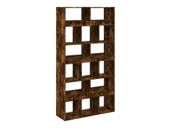 Estantería madera de ingeniería roble ahumado 100x33x187,5 cm