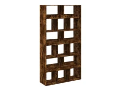 Estantería madera de ingeniería roble ahumado 100x33x187,5 cm