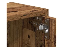 Estantería madera de ingeniería color envejecido 40x24x102 cm