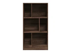 Estantería madera de ingeniería marrón roble 57x28,5x107,5 cm