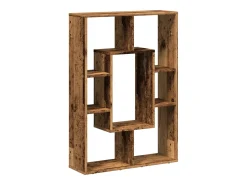 Estantería madera de ingeniería color envejecido 63x20x90 cm