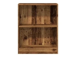Estantería madera de ingeniería color envejecido 60x24x76 cm