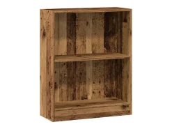 Estantería madera de ingeniería color envejecido 60x24x76 cm