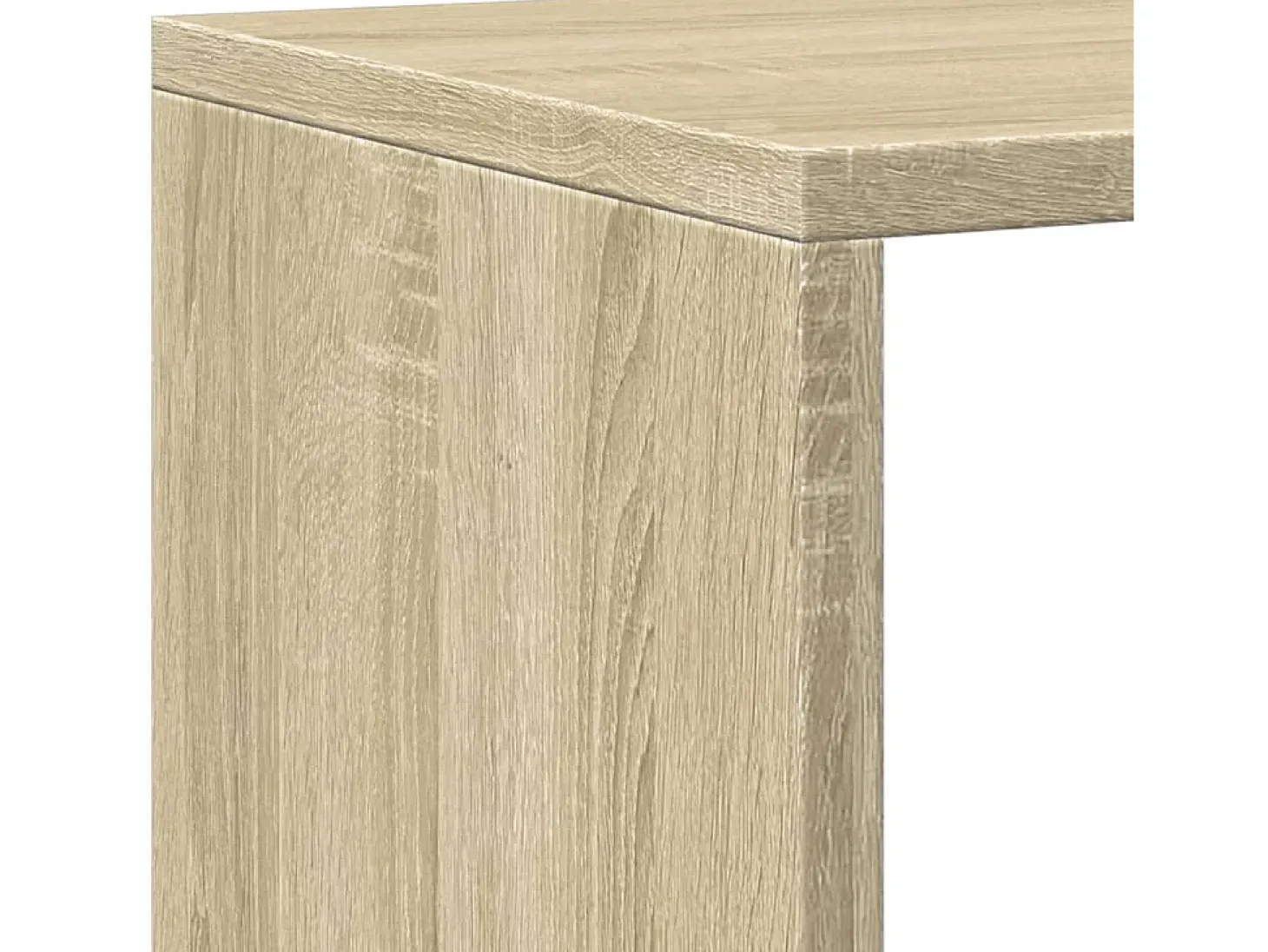 Estantería madera de ingeniería roble Sonoma 137,5x29x137,5 cm