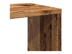 Estantería madera de ingeniería madera envejecida 100x24x63 cm