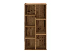 Estantería madera de ingeniería color envejecido 50x25x105 cm