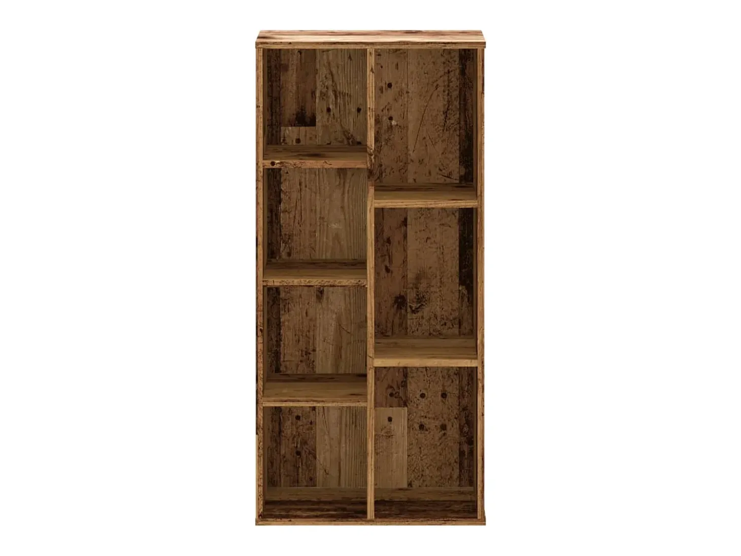 Estantería madera de ingeniería color envejecido 50x25x105 cm