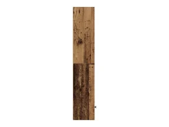 Estantería madera de ingeniería color envejecido 31x24x127 cm