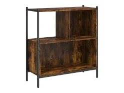 Estantería madera de ingeniería roble ahumado 72x28x77,5 cm